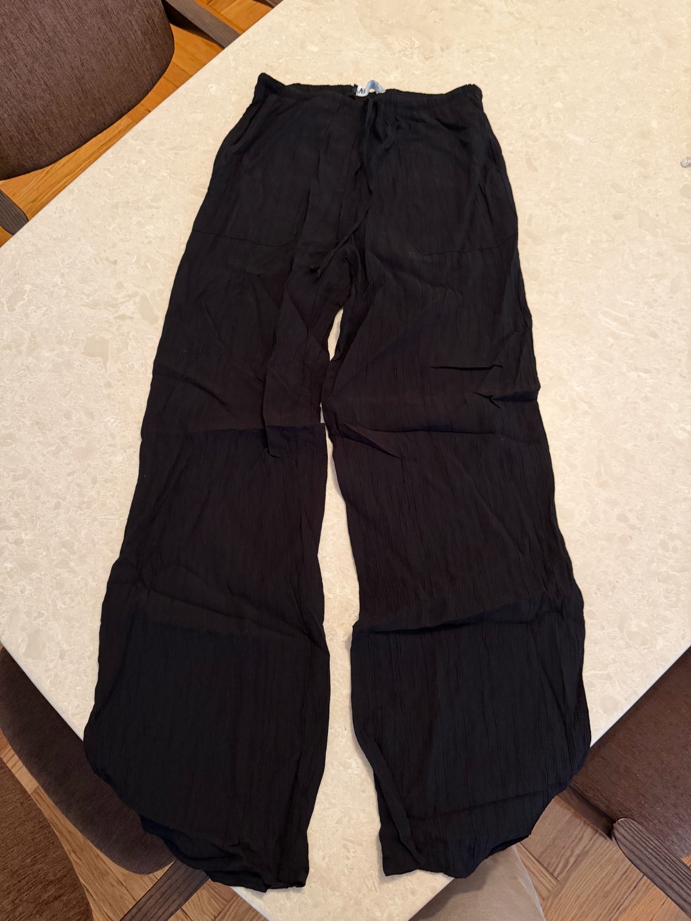 Zara Crinkle Drawstring Pants